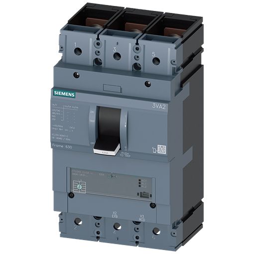 Siemens SENTRON Electronic Circuit Breaker 500A 3VA, 3 channels | 3VA2450-7HK32-0AA0