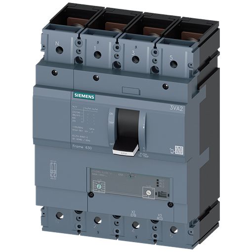 Siemens SENTRON Electronic Circuit Breaker 500A 3VA, 4 channels | 3VA2450-7HK42-0AA0