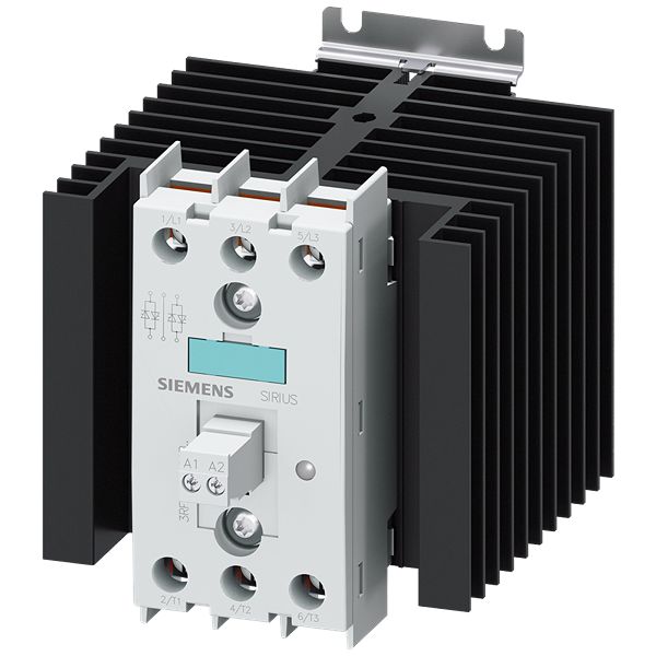 Siemens SIRIUS 3RF24 Contactor, 180 → 230 V Coil, 3-Pole, 40 A, 2NO, 600 V | 3RF2440-1AB55