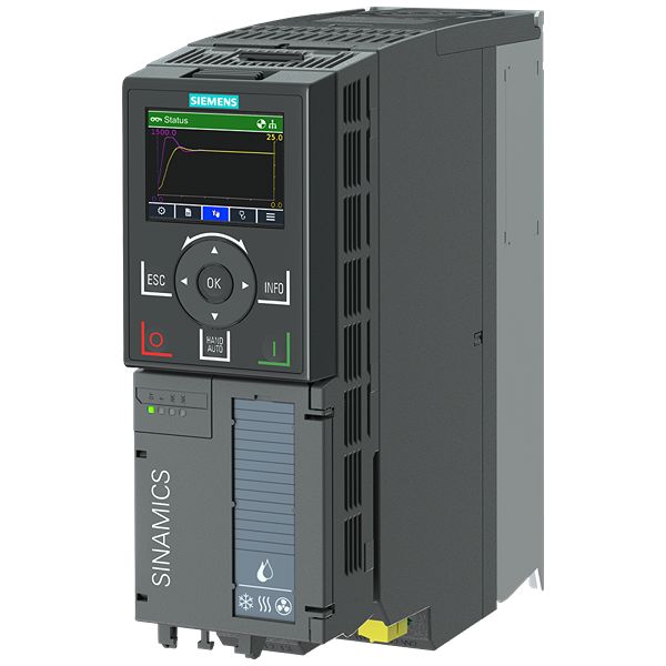Siemens Inverter Drive, 0.75 kW, 3 Phase, 200 → 240 V, 3.8 A, G120X Series | 6SL3220-1YC10-1UF0
