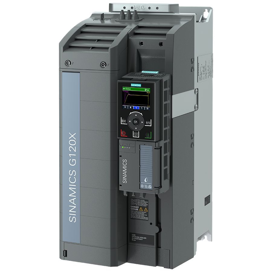 Siemens Inverter Drive, 37 kW, 3 Phase, 380 → 480 V, 70 A, G120X Series | 6SL3220-2YE36-0UP0