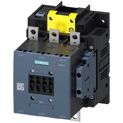 Siemens SIRIUS 3RT Contactor, 96 → 127 V Coil, 3-Pole, 65 A, 90 kW, 2 NO + 2 NC, 1 kV | 3RT1056-6SF36