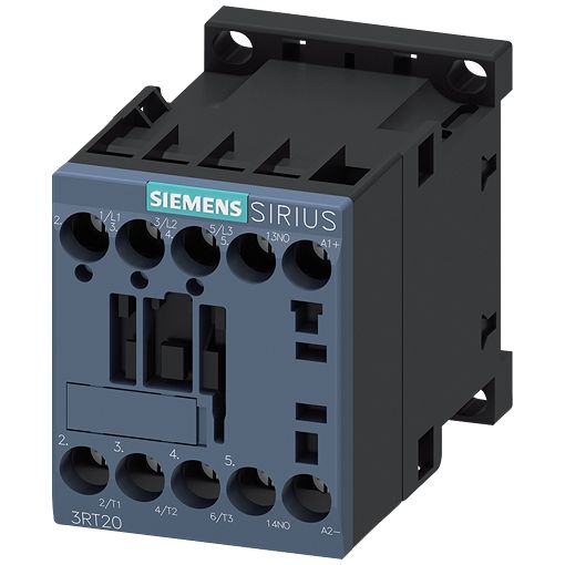 Siemens SIRIUS 3RT Contactor, 24 V Coil, 3-Pole, 8.9 A, 7.5 kW, 1NO, 690 V | 3RT2018-1BB41-0CC0