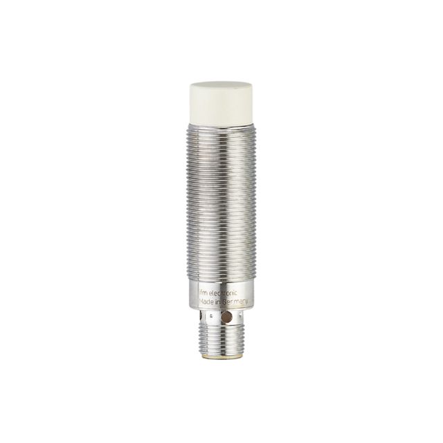ifm electronic Inductive Threaded Barrel Proximity Sensor, M18, 12 mm Detection, PNP NO, 10 → 60 V dc | IGM205