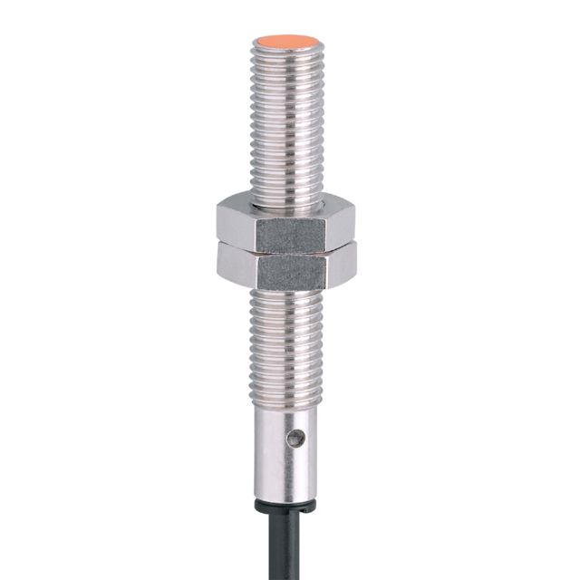ifm electronic Inductive Threaded Barrel Proximity Sensor, M8, 1 mm Detection, PNP NO, 10 → 36 V dc | IE5121