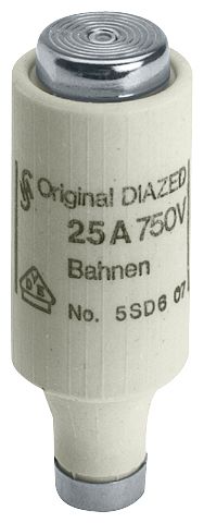 Siemens 16A Diazed Fuse, gG, 750V ac/dc | 5SD605