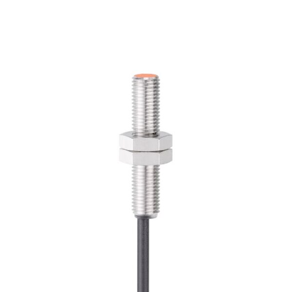 ifm electronic Inductive Threaded Barrel Magnetic Proximity Sensor, M8, 60 mm Detection, NPN NO, 10 → 30 V dc