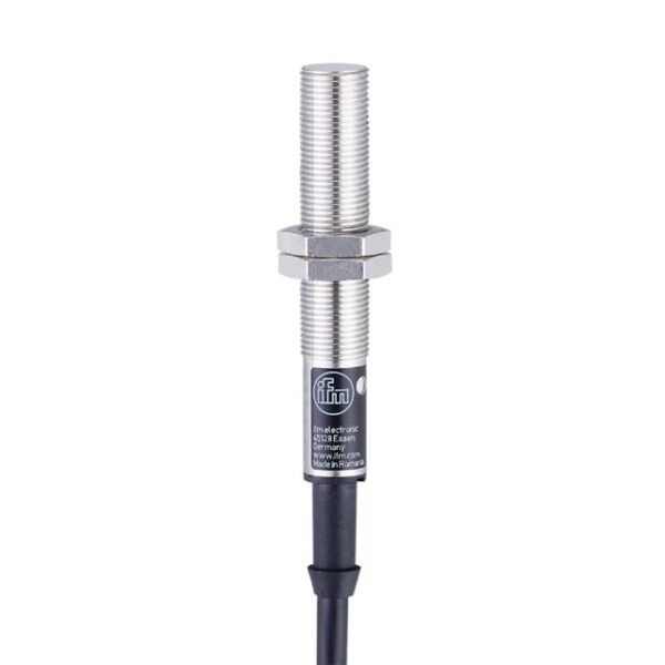 ifm electronic Inductive Threaded Barrel Proximity Sensor, M12, 2 mm Detection, 2-Wire NC, 20 → 250 V ac