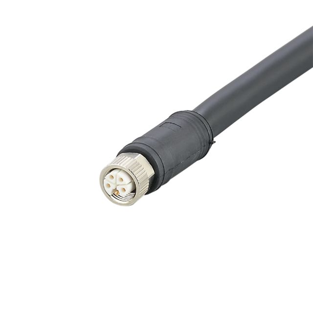 ifm electronic Power 2.5 mm² 5 Core Power Cable, Black Polyurethane PUR, 20m | E12644