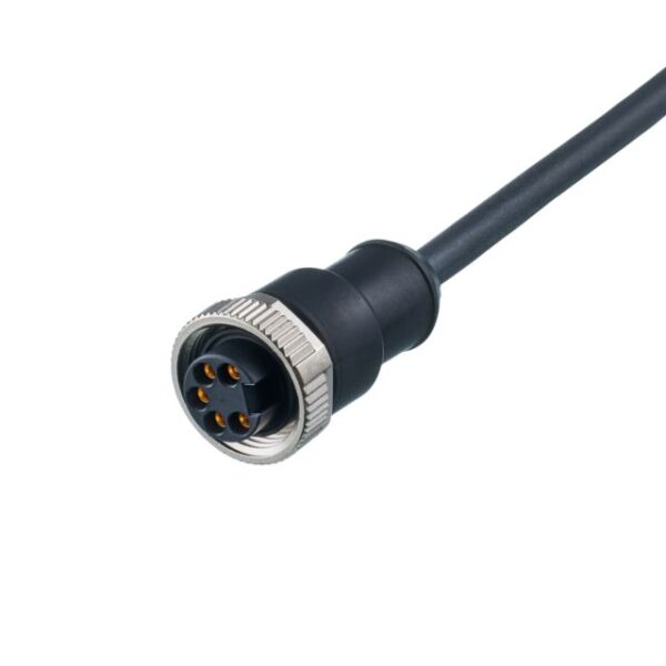 ifm electronic Straight Female 1 way 7/8 in Socket to Unterminated Actuator/Sensor Cable, 2m