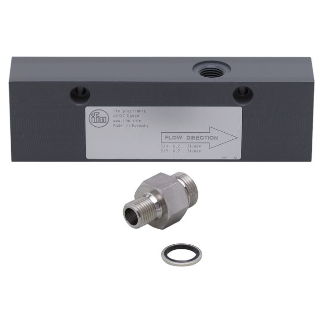 ifm electronic, E401 Series Adapter for Use with Small Volumetric Flow Quantities | E40182