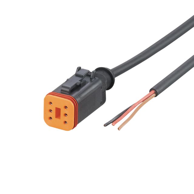 ifm electronic Straight Female 1 way Deutsch to Unterminated Actuator/Sensor Cable, 1m | E12543