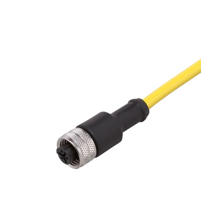 ifm electronic Straight Female 1 way 1/2 in Circular to Unterminated Actuator/Sensor Cable, 18m | E12531