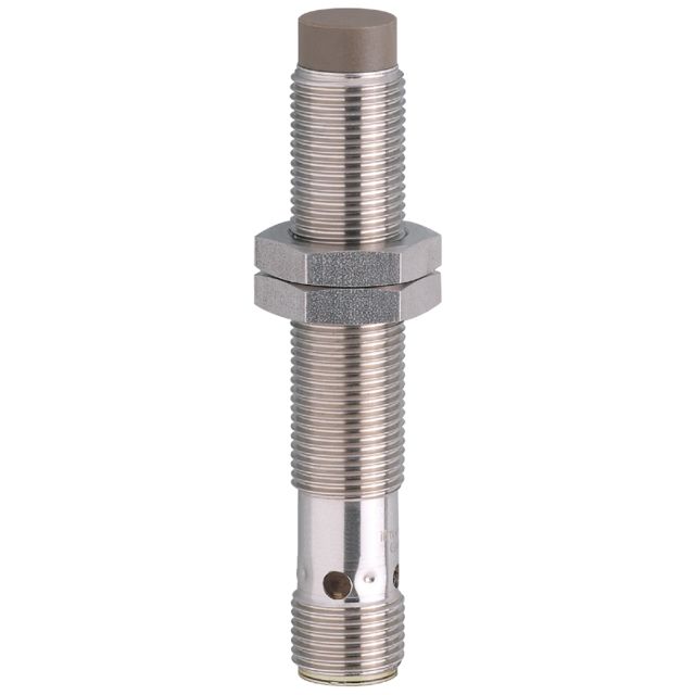ifm electronic Inductive Threaded Barrel Proximity Sensor, M12, 7 mm Detection, PNP NO, 10 → 36 V dc | IFT217