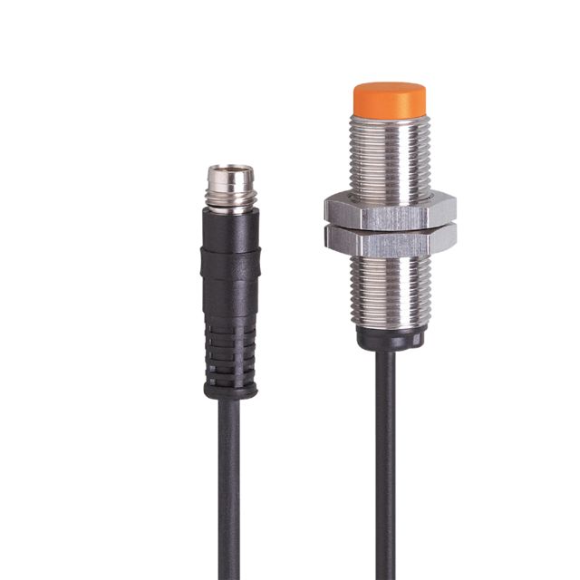 ifm electronic Inductive Threaded Barrel Proximity Sensor, M12, 5.5 mm Detection, PNP NO, 10 → 30 V dc | IF5913