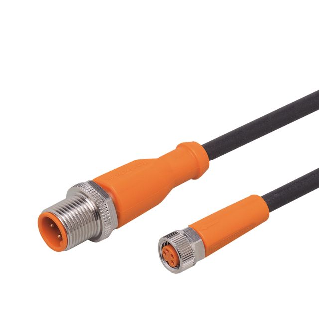 ifm electronic Straight Male 1 way M12 to Straight Female 1 way M8 Actuator/Sensor Cable, 300mm | EVC220
