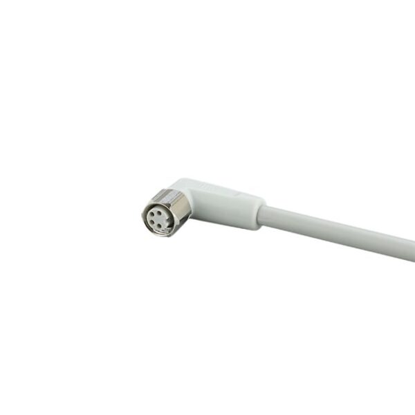 ifm electronic Right Angle Female 4 way M8 to Right Angle Female 5 way M8 Communication Cable, 25m