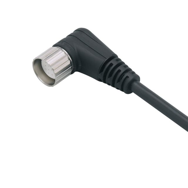 ifm electronic Right Angle Female 1 way M23 to Unterminated Actuator/Sensor Cable, 5m | E11739