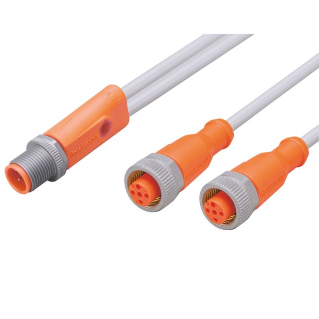 ifm electronic Straight Male 2 way M12 to Straight Female 2 way M12 Sensor Actuator Cable, 1m | EVW164