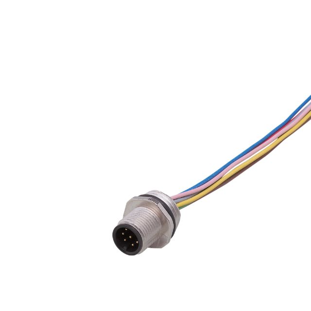 ifm electronic Circular Connector, 1 Contacts, Thread Mount, M12 Connector, Plug, Male, IP68, E111 Series | E11194