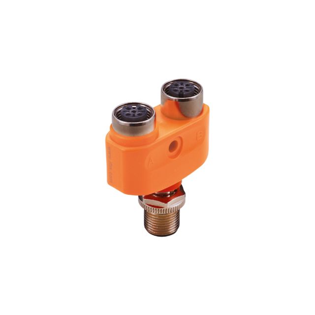 ifm electronic 1 Pole M12 Plug to 2 Pole M12 Socket Adapter | EBC115