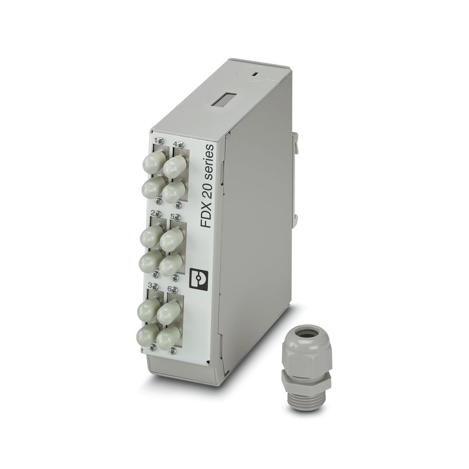 Phoenix Contact 3 Port ST Multimode Duplex Fibre Optic Patch Panel | 1499641