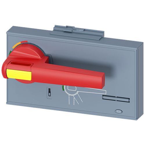 Siemens Red Rotary Handle, 3VW9727 Series | 3VW9727-0EK15