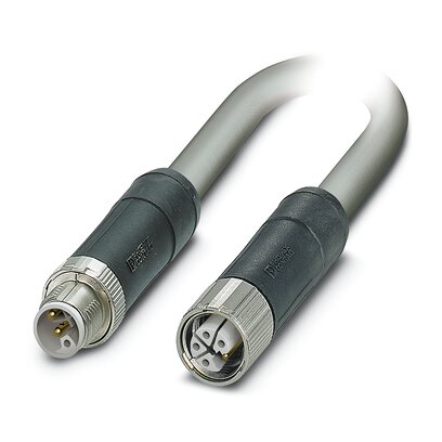 Phoenix Contact 14250 Shielded 1.5 mm² 5 Core Power Cable, Grey Polyvinyl Chloride PVC, 600mm | 1425022