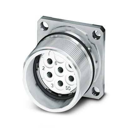 Phoenix Contact Circular Connector, 9 Contacts, Front Mount, M23 Connector, Socket, Female, IP67, CA Series | 1619912