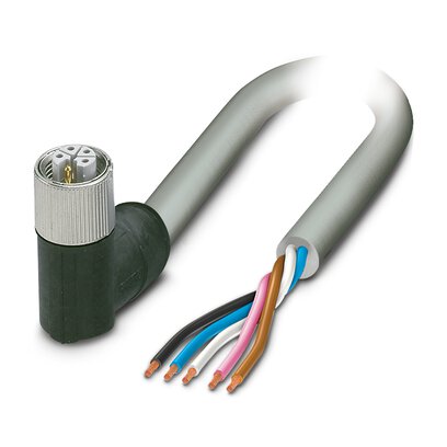 Phoenix Contact 14147 PVC 2.5 mm² 5 Core Power Cable, Grey Polyvinyl Chloride PVC, 3m | 1414794