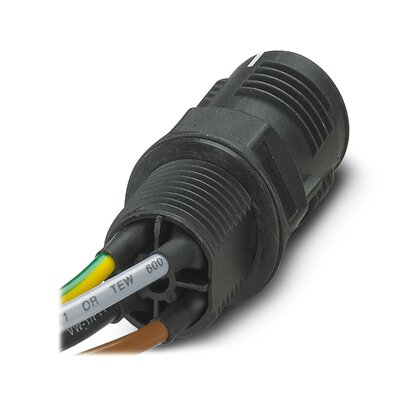 Phoenix Contact Circular Connector, 4 Contacts, Front Mount, M20 Connector, IP66, IP68, IP69K, QPD Series | 1414682