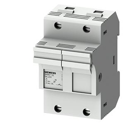 Siemens 50A Fuse Holder for 14 x 51mm Fuse, 2P, 690V | 3NW7122