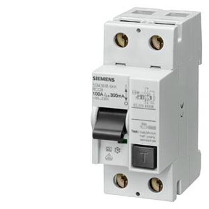 Siemens 5SM33 RCCB, 125A, 2 Pole, 30mA, Type A, 230V | 5SM3315-6KK