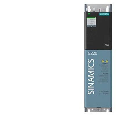 Siemens Inverter Drive, 0.75 kW, 3 Phase, 200 → 240 V, 3.9 A, SINAMICS G220 Series | 6SL4112-0CA06-0FF0