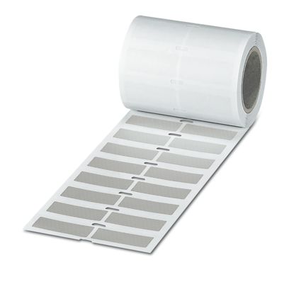 Phoenix Contact EMLS Silver Label, 40mm Width, 15mm Height, 1000Per Roll Qty | 0800345
