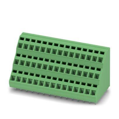 Phoenix Contact ZFK3DSA Series PCB Terminal Block, 15-Contact, 5.08mm Pitch, Wave Soldering, 3-Row, Spring Cage | 1934683