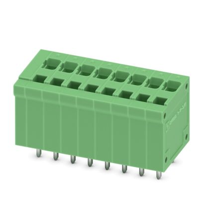 Phoenix Contact ZFKDSA Series PCB Terminal Block, 8-Contact, 3.81mm Pitch, Wave Soldering, 1-Row, Spring Cage | 1891043