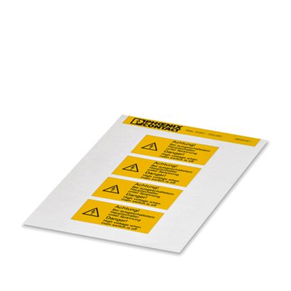 Phoenix Contact Adhesive Pre-Printed Label. Quantity: 5Sheets | 0830461