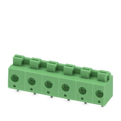 Phoenix Contact PTS Series PCB Terminal Block, 6-Contact, 7.5mm Pitch, Wave Soldering, 1-Row, Push In Spring Termination | 1703088