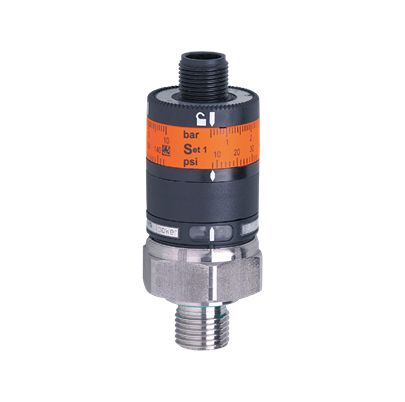 ifm electronic PK5 Series Pressure Sensor, 0bar Min, 400bar Max, PNP Output, Relative Reading | PK5520