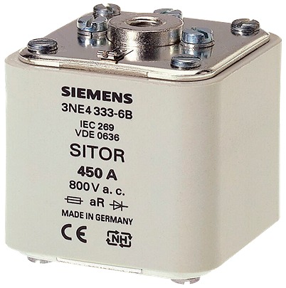 Siemens 500A Tag Fuse, 77mm, 800V | 3NE4334-6B