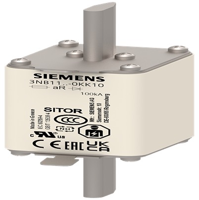 Siemens 100A Tag Fuse, 135mm, 600V | 3NB1123-0KK10