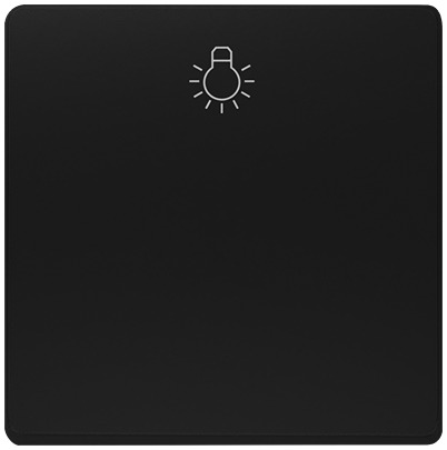 Siemens Black Rocker Switch, 1 Way, 1 Gang, 5TG6201 | 5TG6201-0SB20