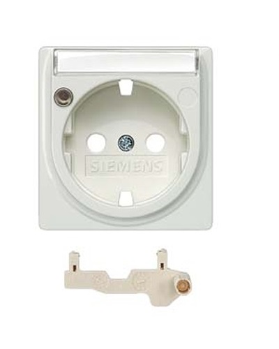 Siemens DELTA White Plug Socket, 16A, Schuko | 5UH1310