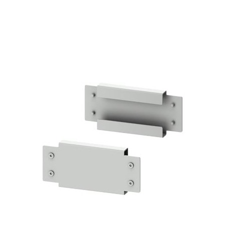 Siemens 8PQ1010 Series Grey Sheet Steel Modular Panel, 100mm H, 350mm W, 25mm D, for Use with Standard Frame | 8PQ1010-0BA06