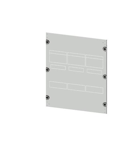Siemens 8PQ2060 Series Sheet Steel Cover, 600mm H, 600mm W, 10mm L for Use with Cabinet | 8PQ2060-6BA25