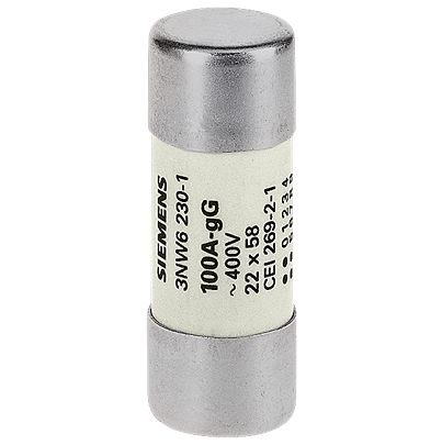 Siemens 16A Cartridge Fuse, 22.2 x 58mm | 3NW6205-1