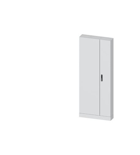 Siemens ALPHA 630 Series Steel Double-Door-Door Floor Standing Enclosure, Plain Door Door, IP44, 1950 x 800 x 210mm | 8GK1332-8KA32