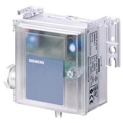 Siemens QBM Series Pressure Sensor, 0Pa Min, 100Pa Max, Current Output, Differential Reading | QBM3120-1 / S55720-S443