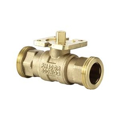 Siemens Brass Ball Valve, Ball Valve, Threaded, G G 2 Bin, 16bar Operating Pressure | VAG61.32-10 / S55230-V111